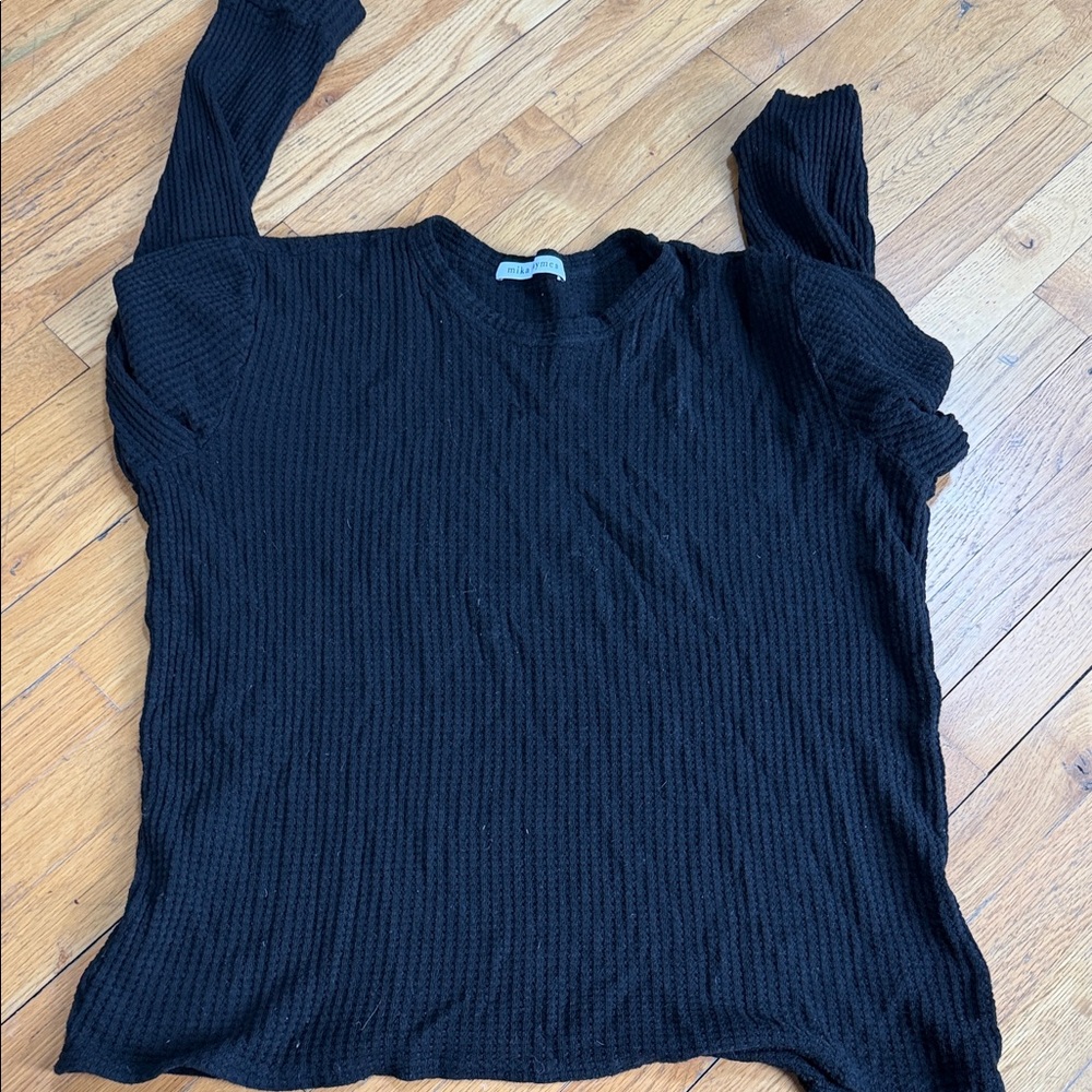 Black Long Sleeve Men's Shirt